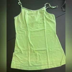 Green camisole